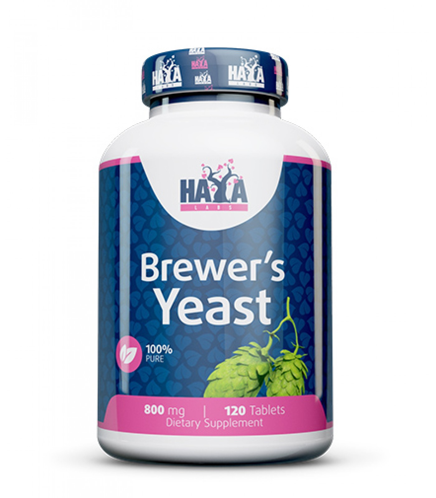 Haya Labs - Brewers Yeast 800mg. / 120 tabs.